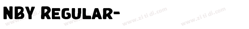 NBY Regular字体转换 NBY Regular字体转换